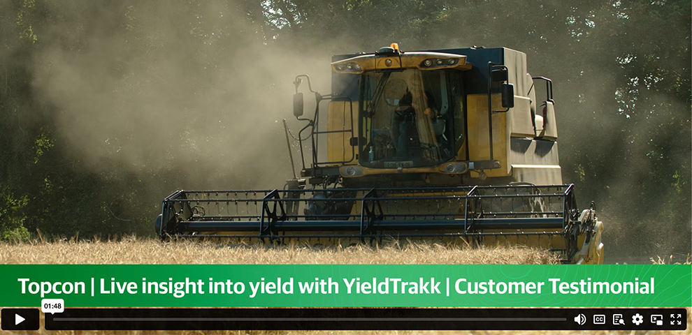 Live insights on soil and yield with YieldTrakk