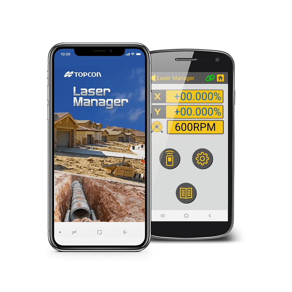 Einfach mobiler mit der Topcon App „Laser Manager“