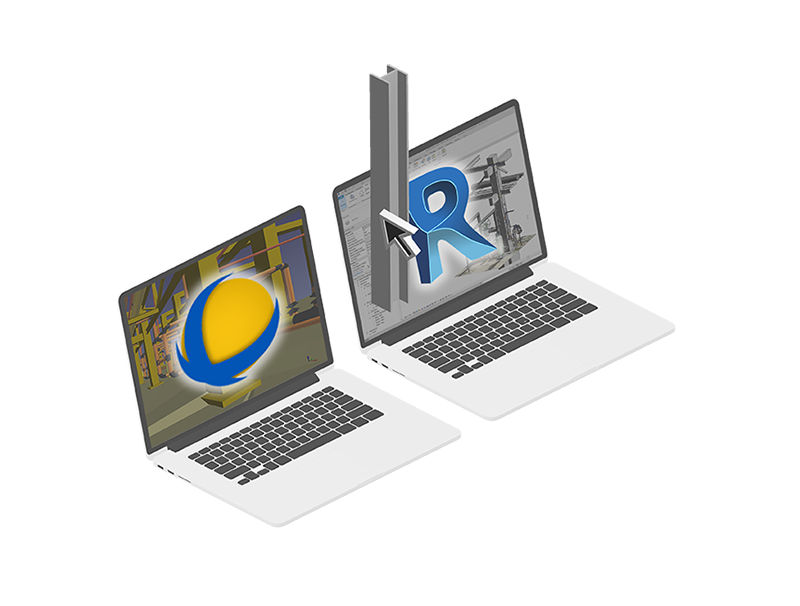 Export intelligent nodels into Revit, PDMS, Plant3D and more