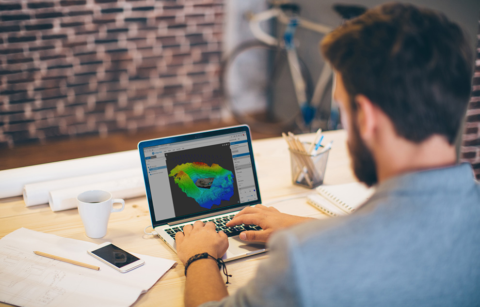 Software laser scanner
